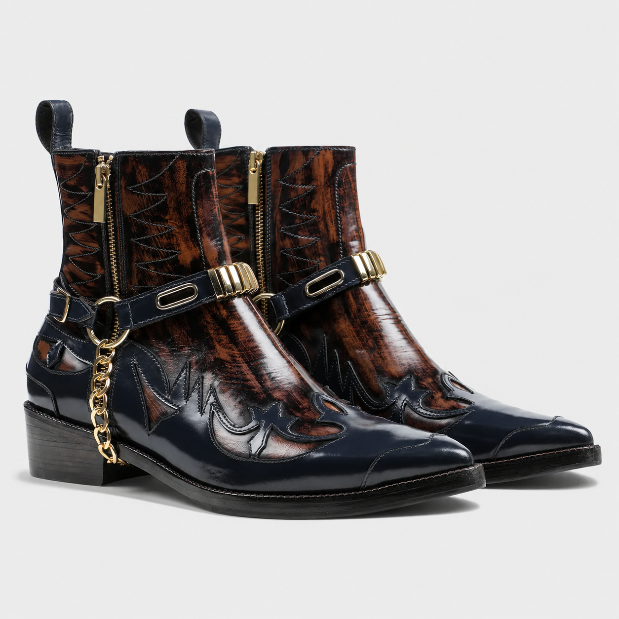 THE DON'S BOOT | BLUE/BROWN