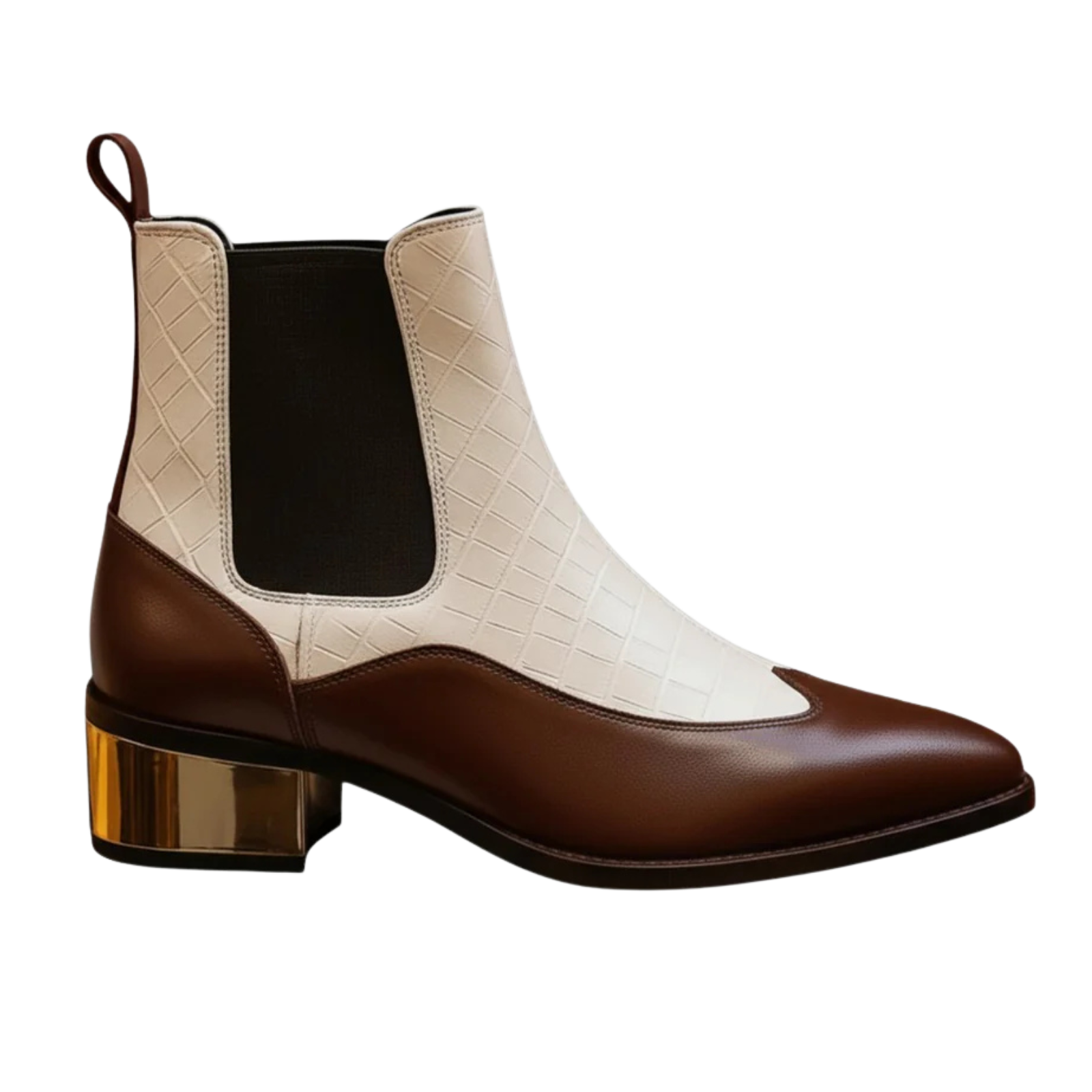 Bergamo Boot | White Brown