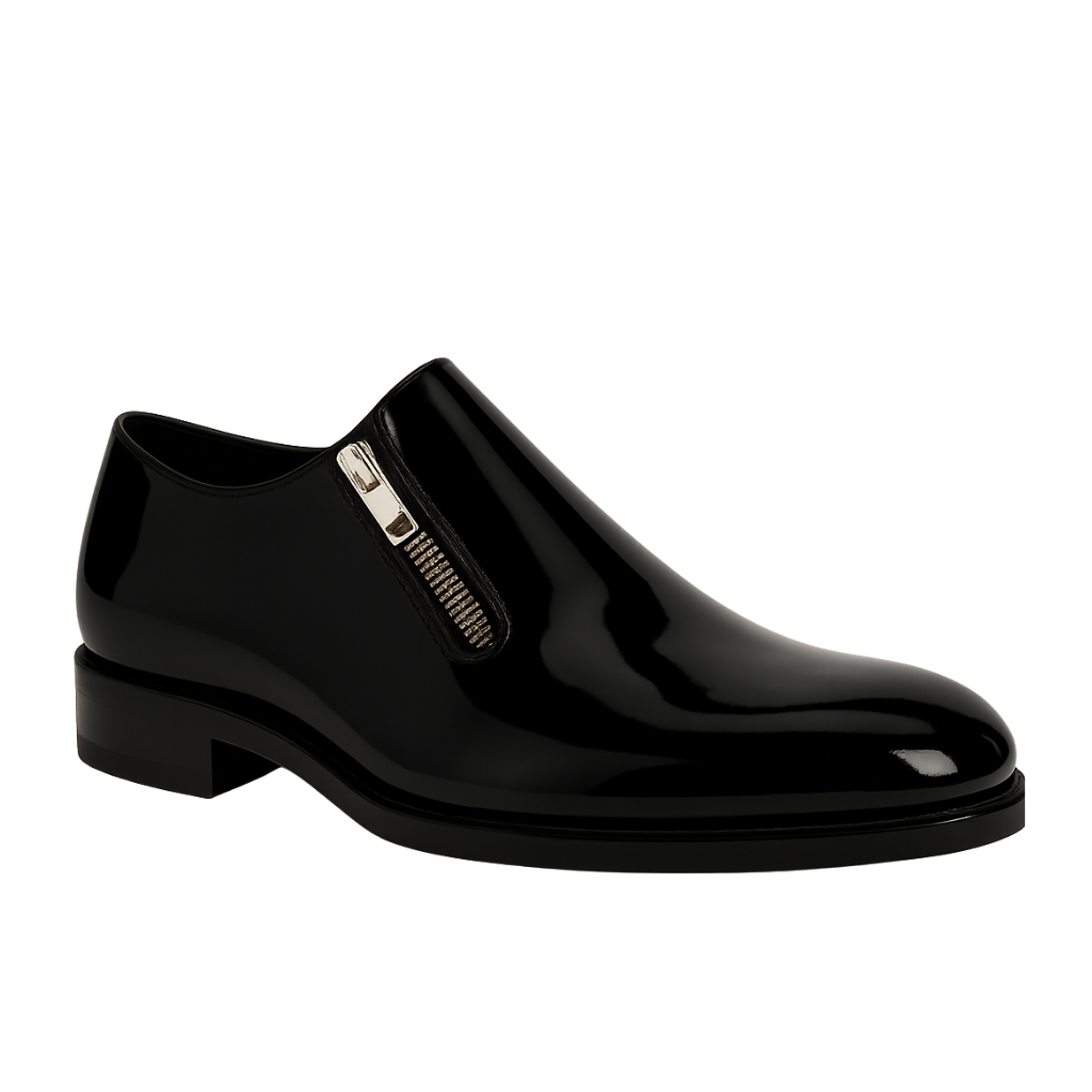 DEVITO LACEUP | PATENT BLACK
