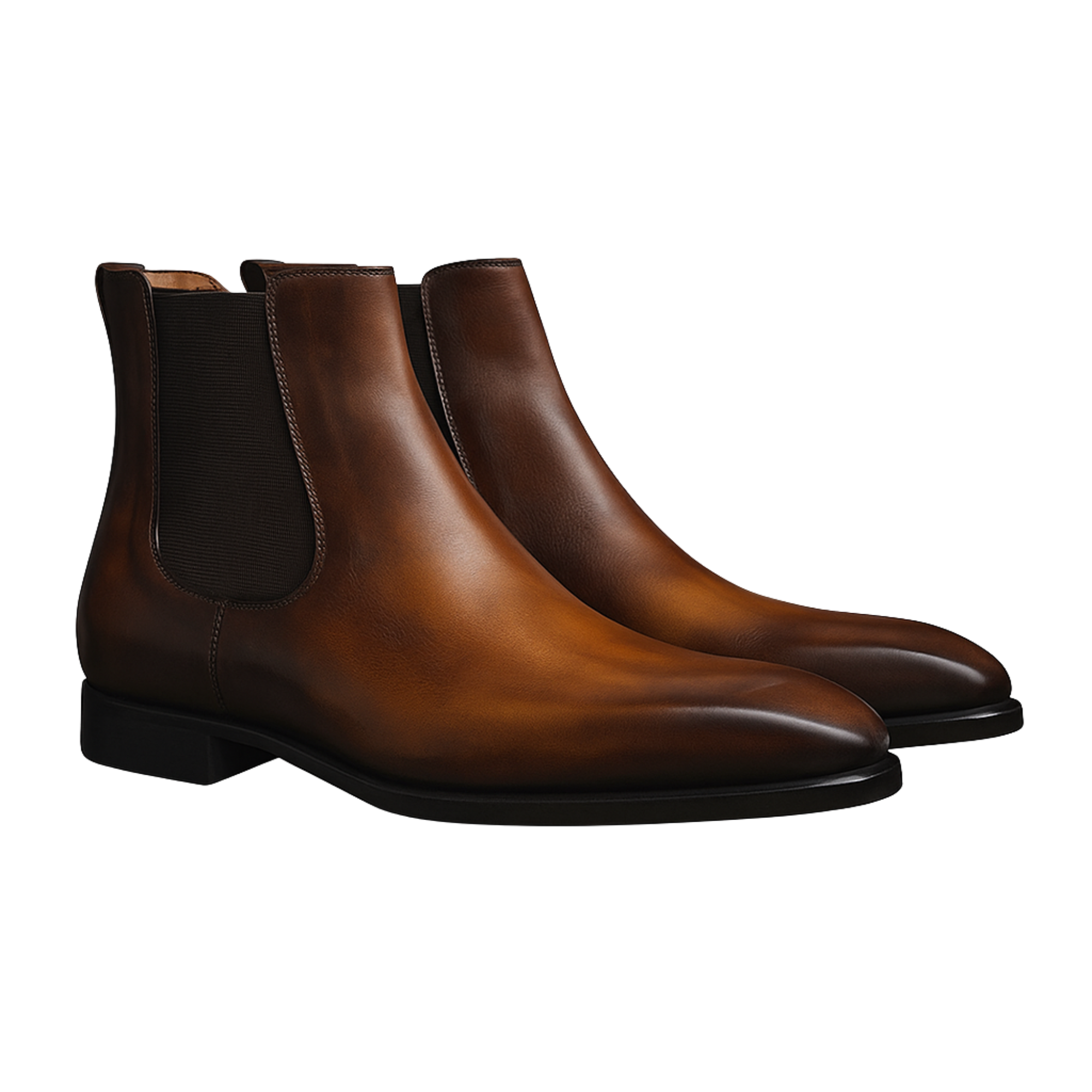 JOHN MILTON BOOT | DUAL-TONE BROWN