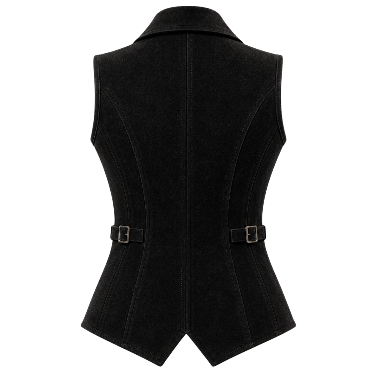 LA CAPA SUEDE VEST | BLACK