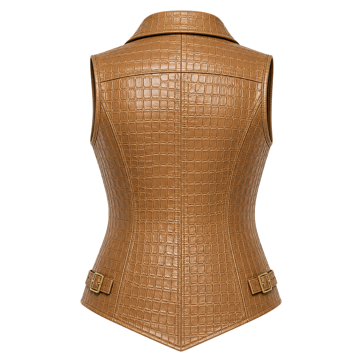 THE BOSS CROCO VEST | TAN