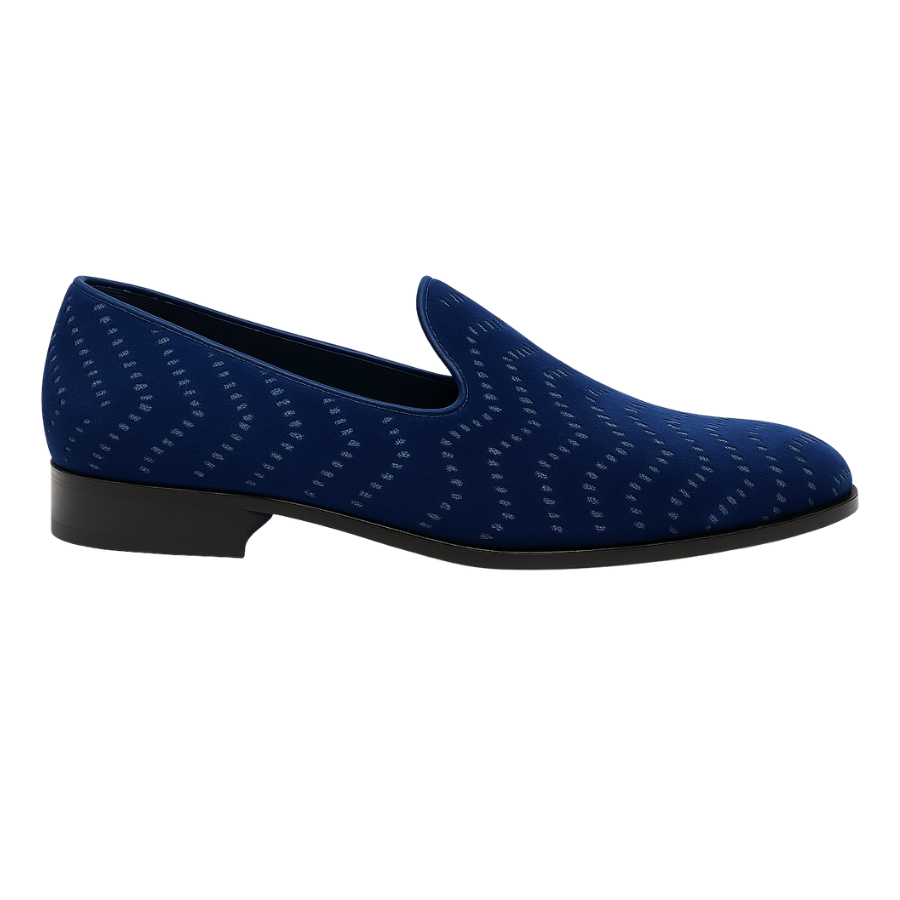 EL CHAPO  EMBROIDERY LOAFER | DARK BLUE