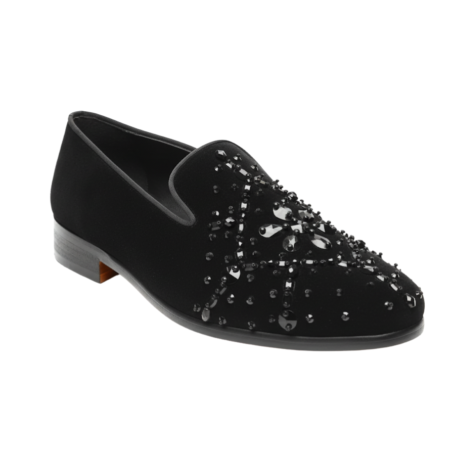 THE CAPO EMBROIDERY LOAFER | BLACK