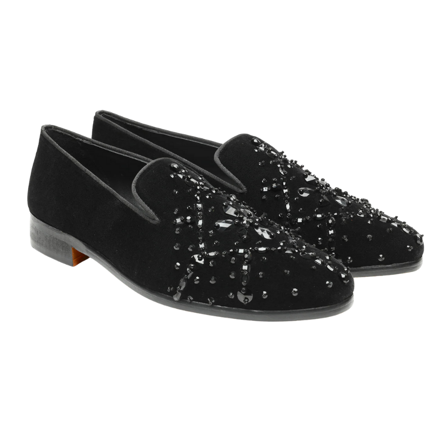 THE CAPO EMBROIDERY LOAFER | BLACK