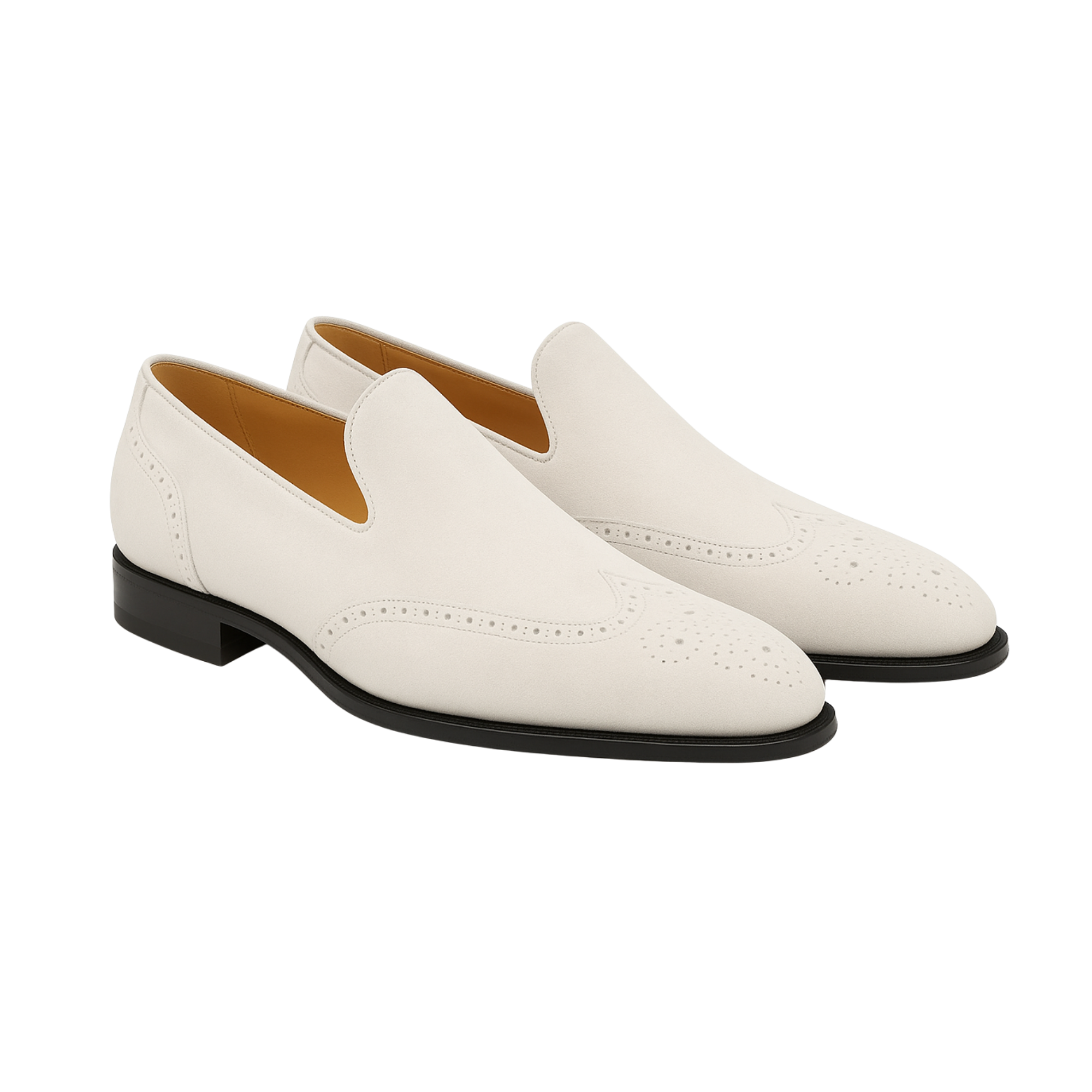 JEREMIAH LOAFER | SUEDE WHITE