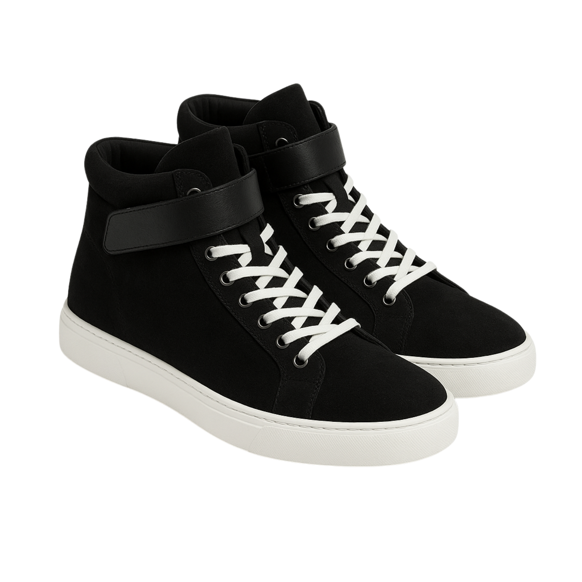LA FAMILIA HIGH SNEAKER | SUEDE BLACK