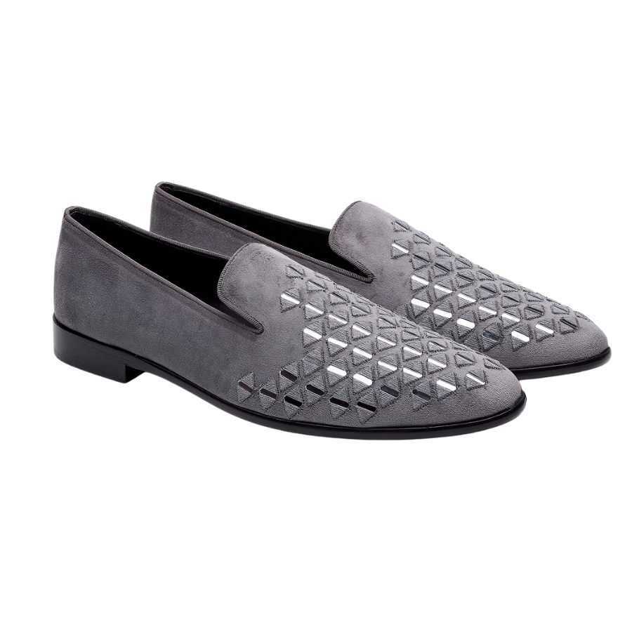 ESCOBAR EMBROIDERY LOAFER | GREY