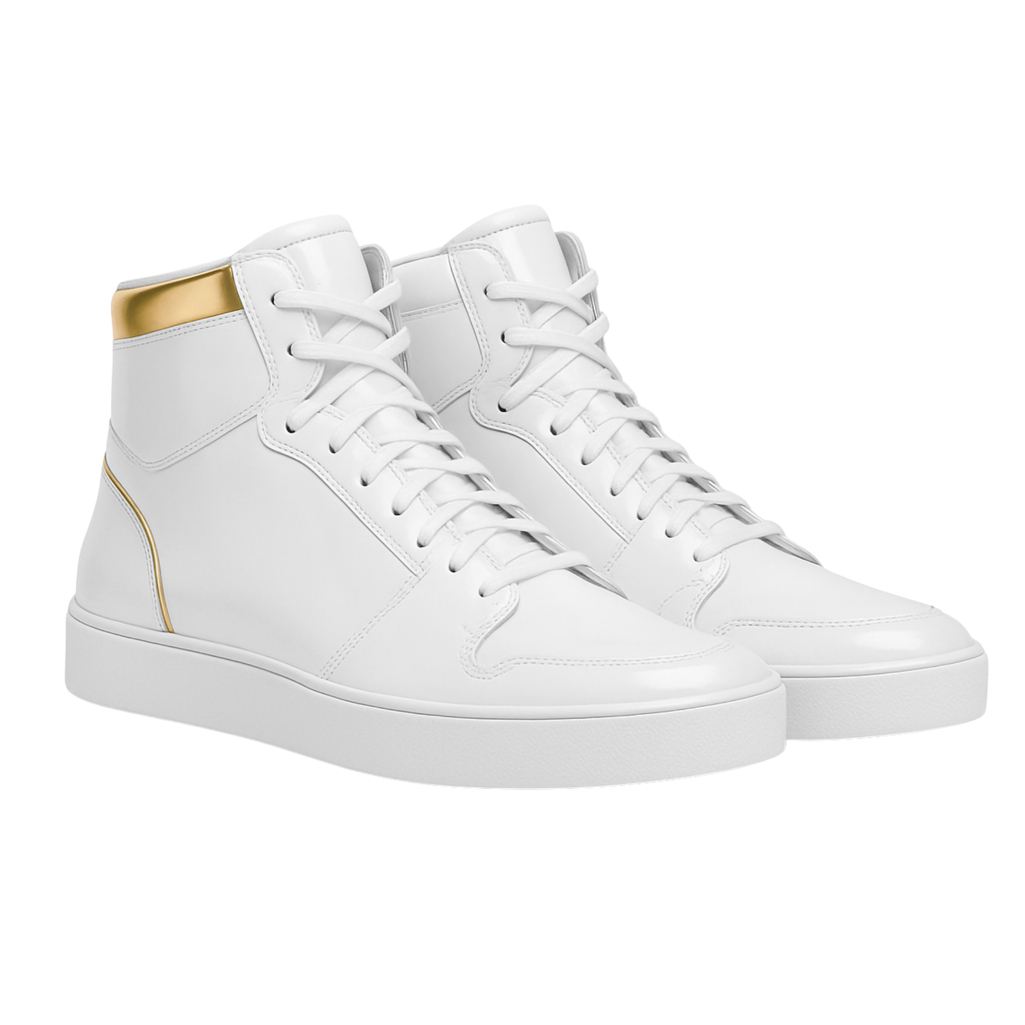 CAPO NERO HIGH SNEAKER | WHITE