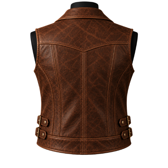 RAVELLO VEST | BROWN