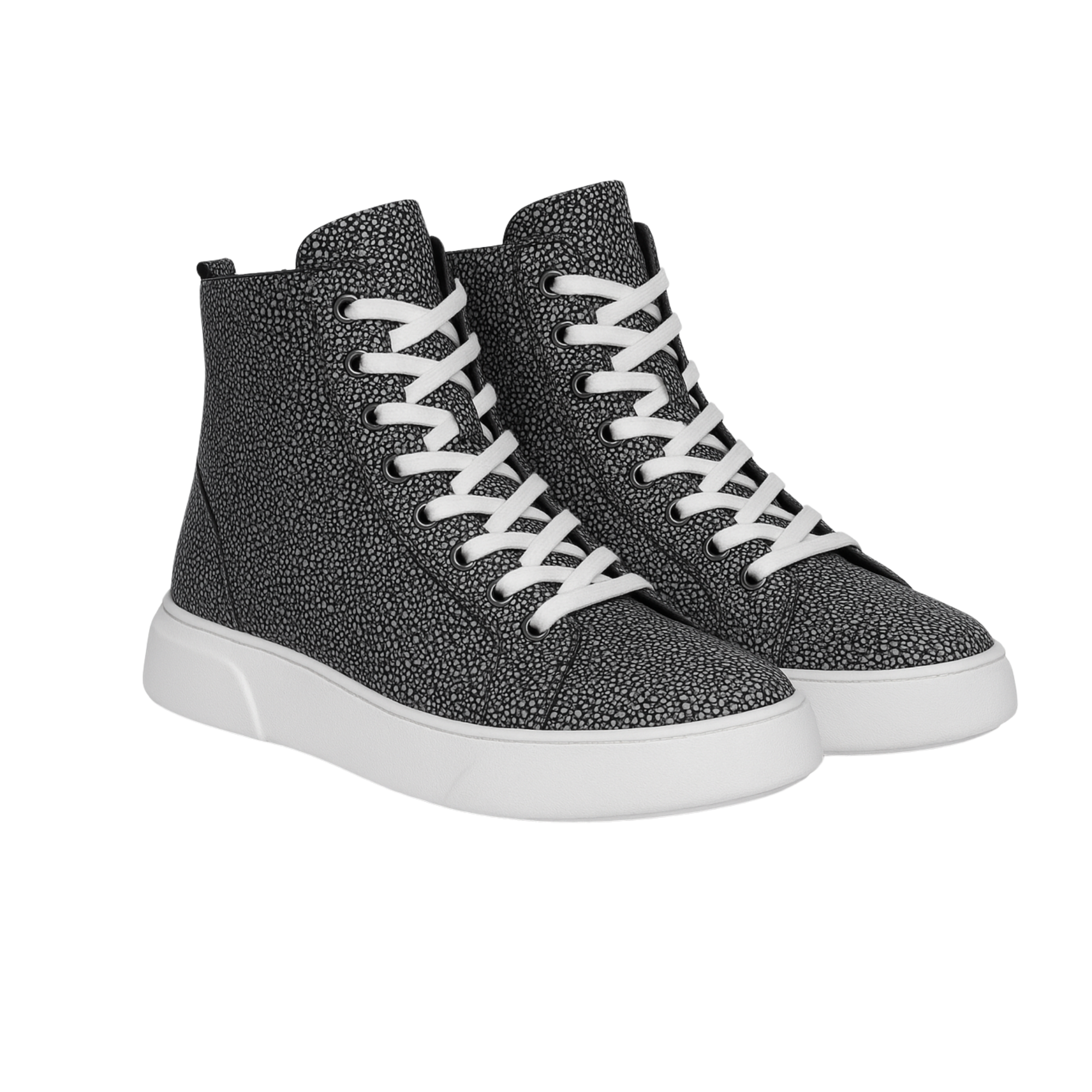CAPO NERO HIGH SNEAKER | SNAKE GREY