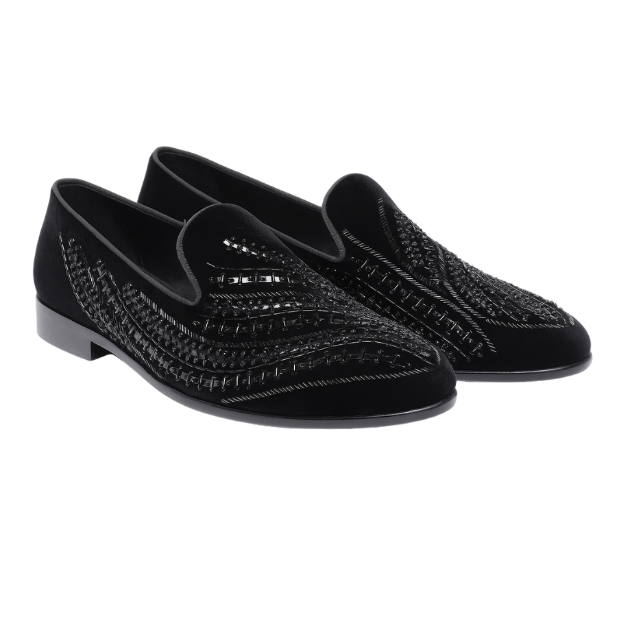 MARCO EMBROIDERY LOAFER | BLACK
