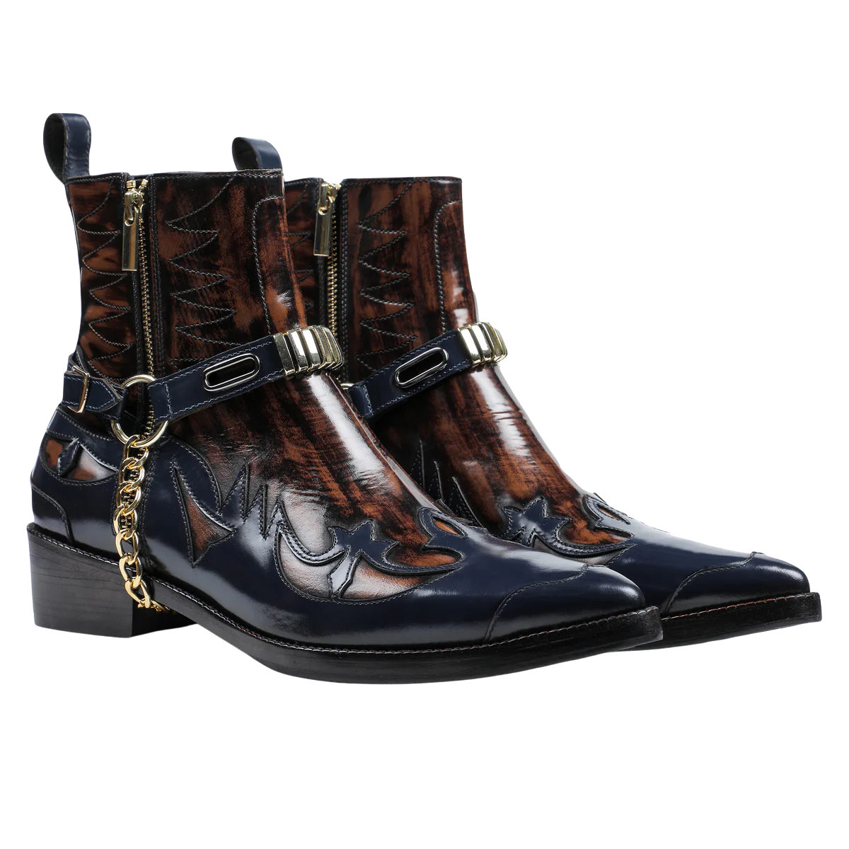 THE DON'S BOOT | BLUE/BROWN