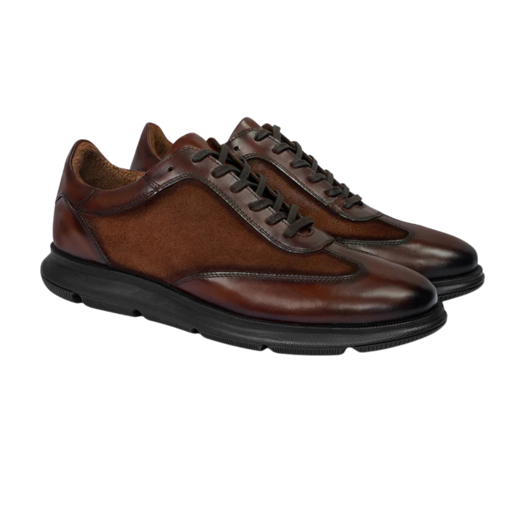 HELLEQUIN SNEAKER | BROWN