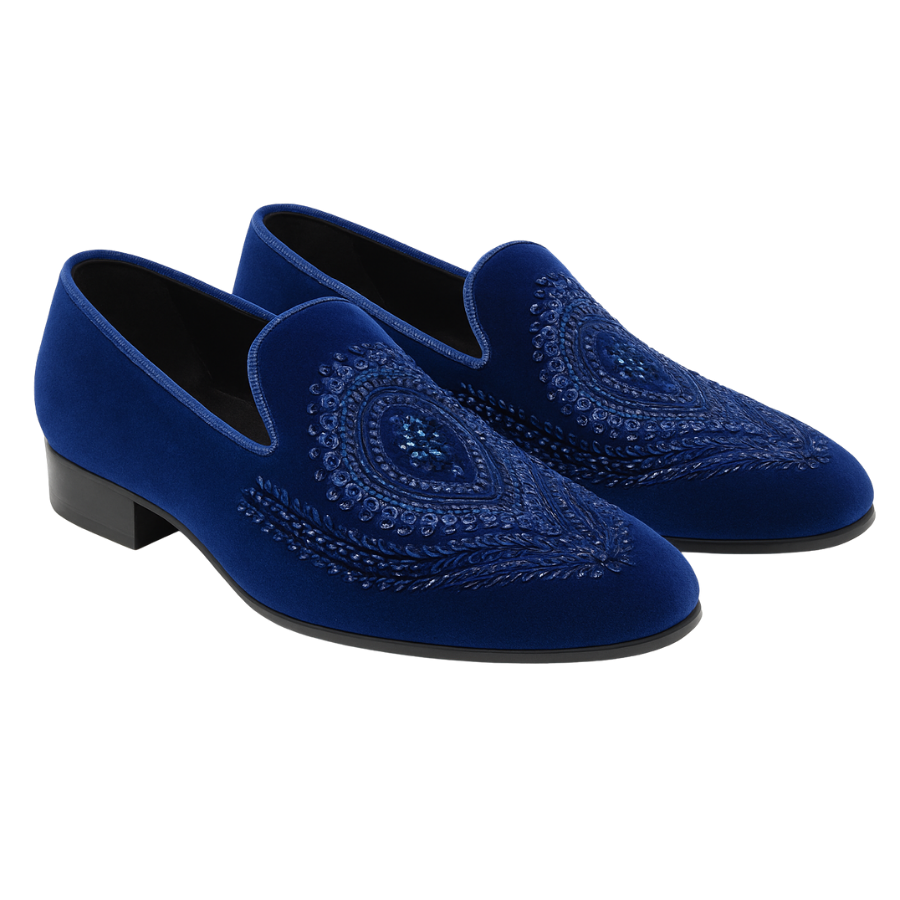 CARTEL EMBROIDERY LOAFER | BLUE
