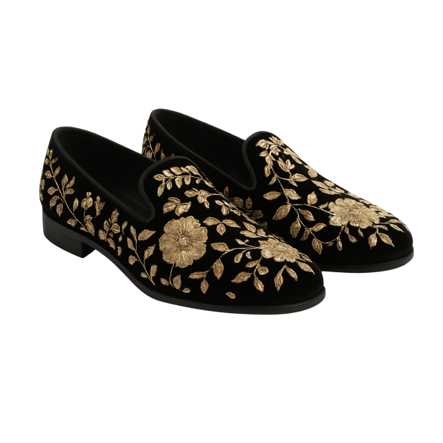 LUCIFER  EMBROIDERY LOAFER | BLACK