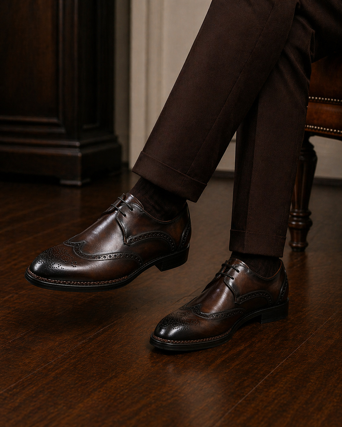 THOMAS SHELBY LACEUP | BROGUE BROWN