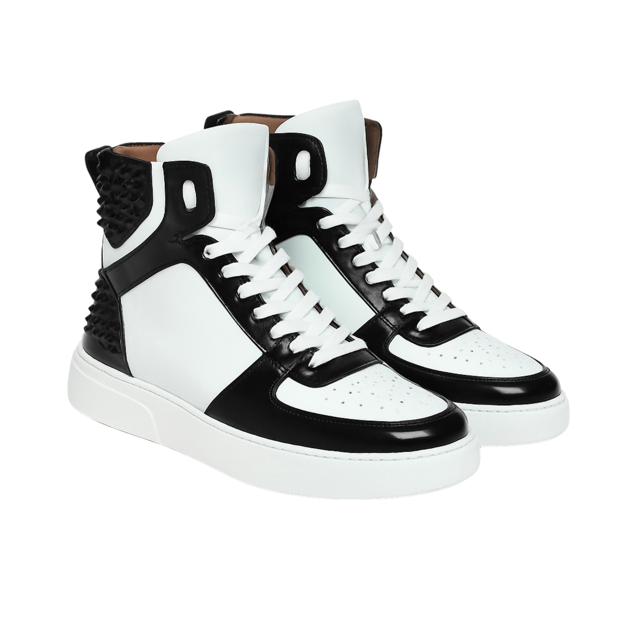 DON GALLO HIGH SNEAKER |BLACK AND WHITE