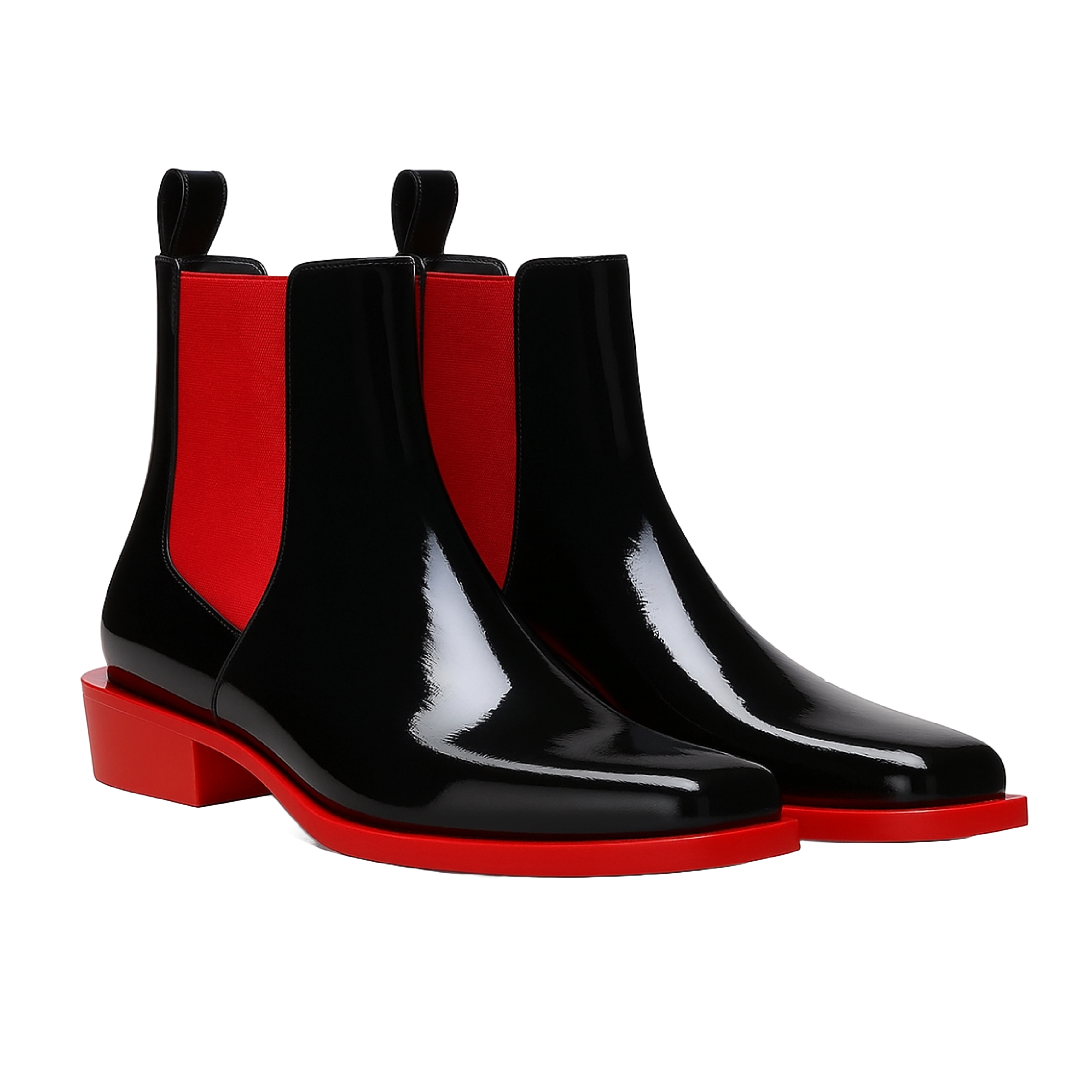 VALENTE BOOT | BLACK/ RED