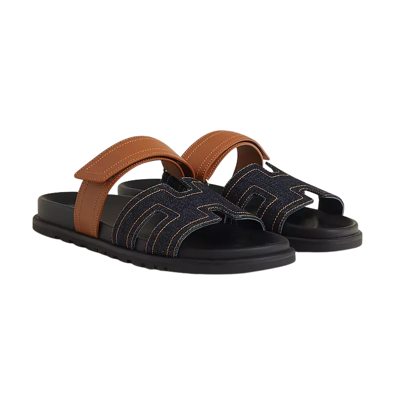 BALBOA SLIPPER | BLUE BROWN