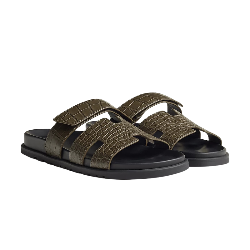 BALBOA SLIPPER | CROCO GREEN