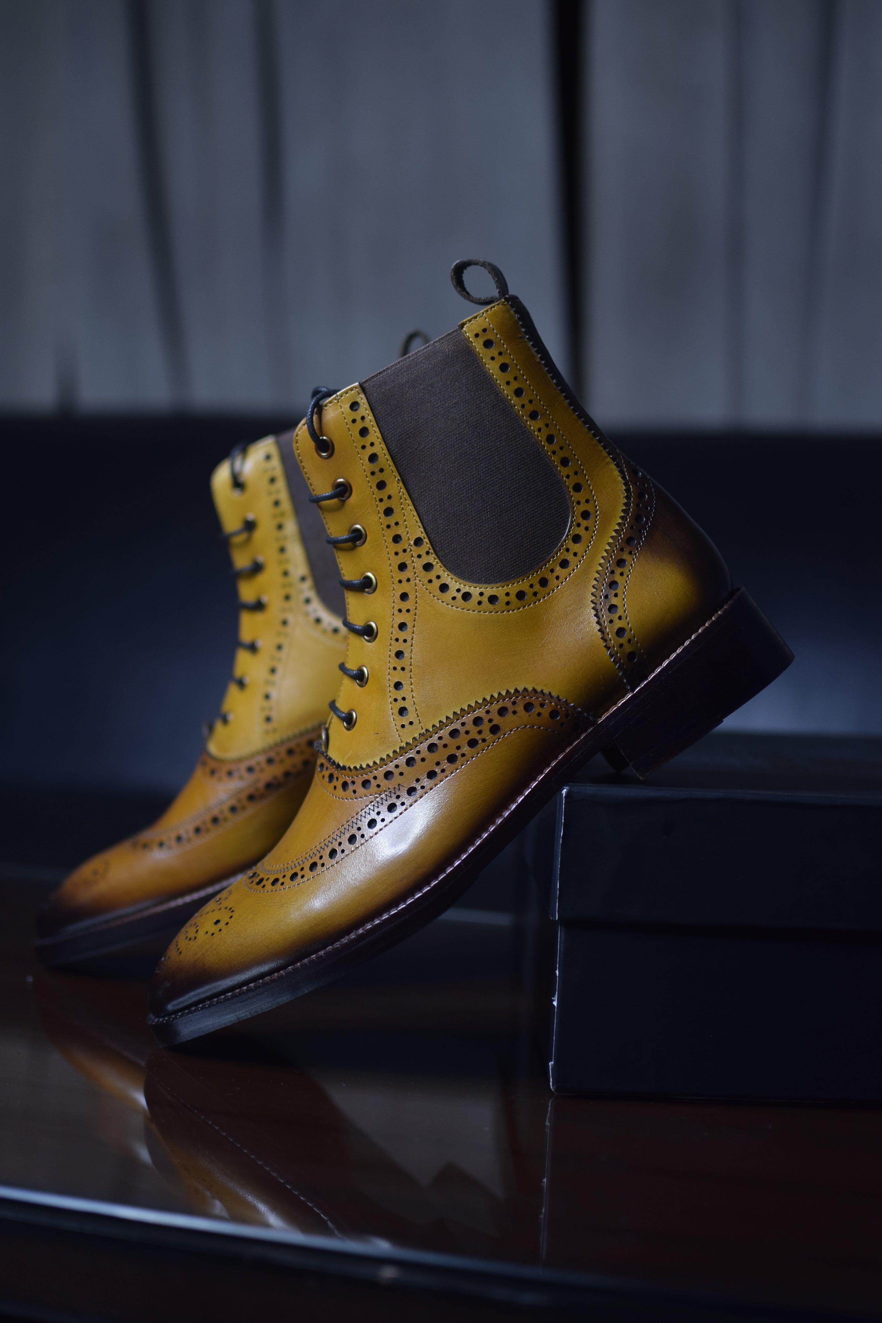 CORLEONE'S BOOT | BROGUE TAN