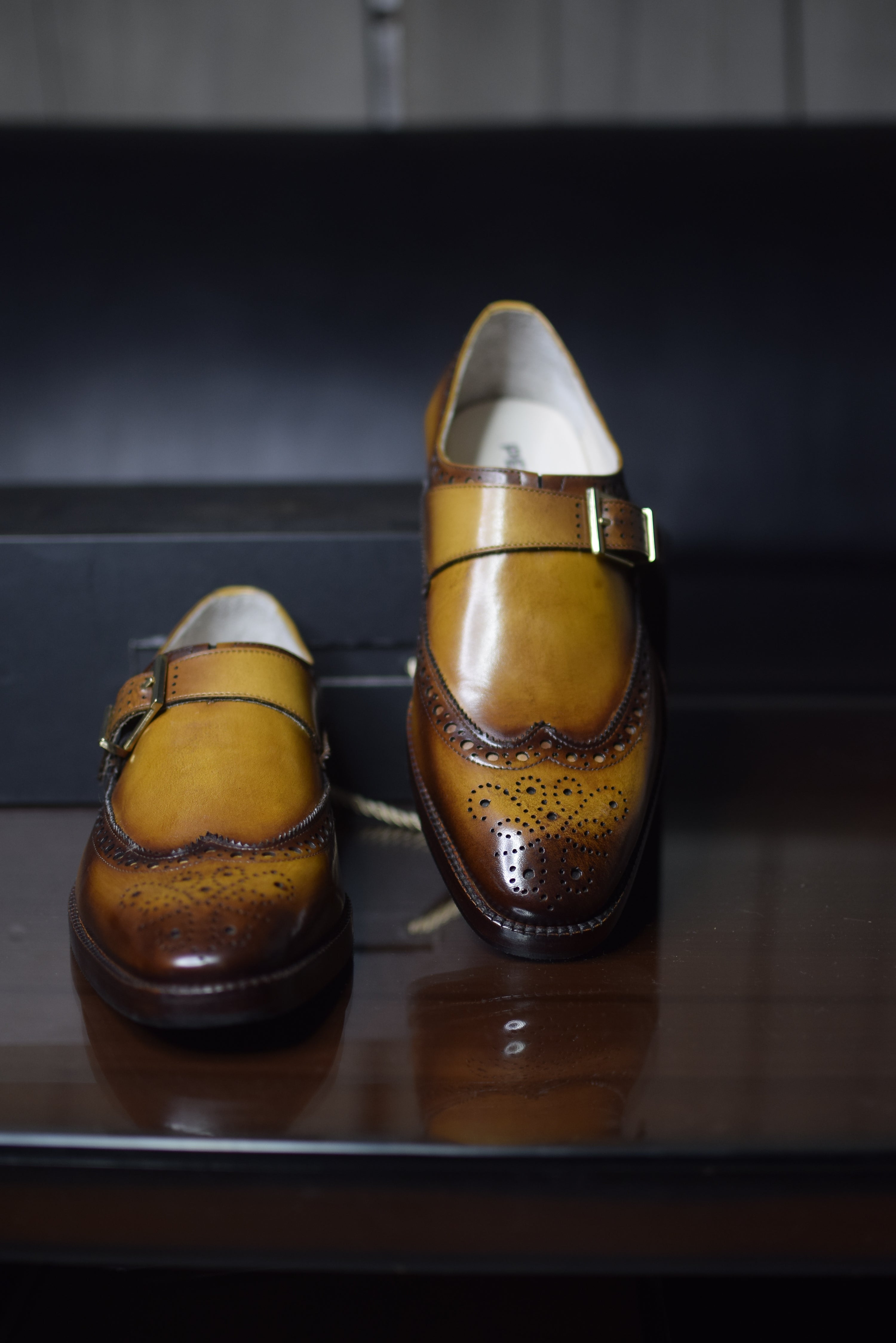 SHELBY'S MONK | BROGUE TAN