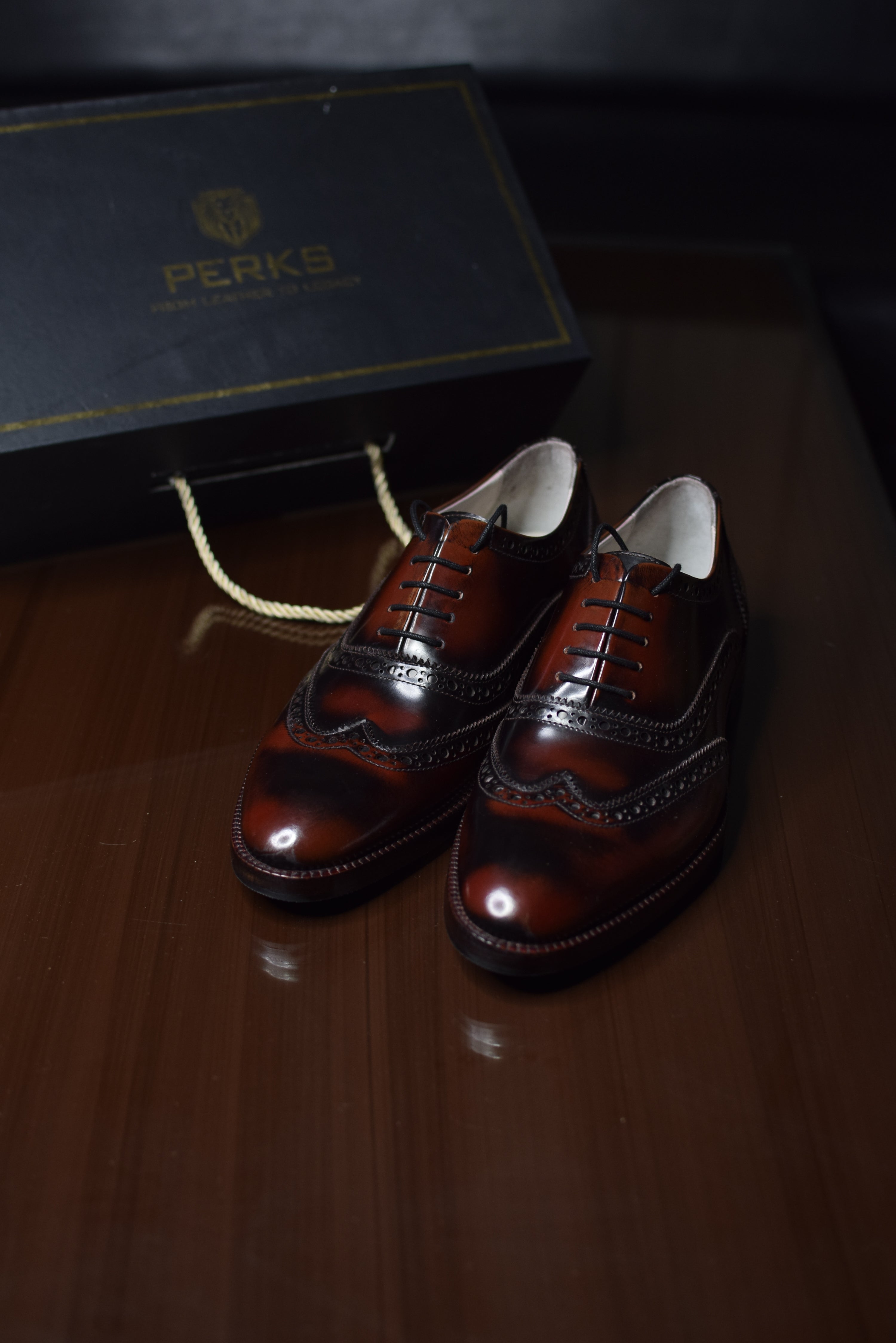 PACHO LACEUP | BROGUE RED