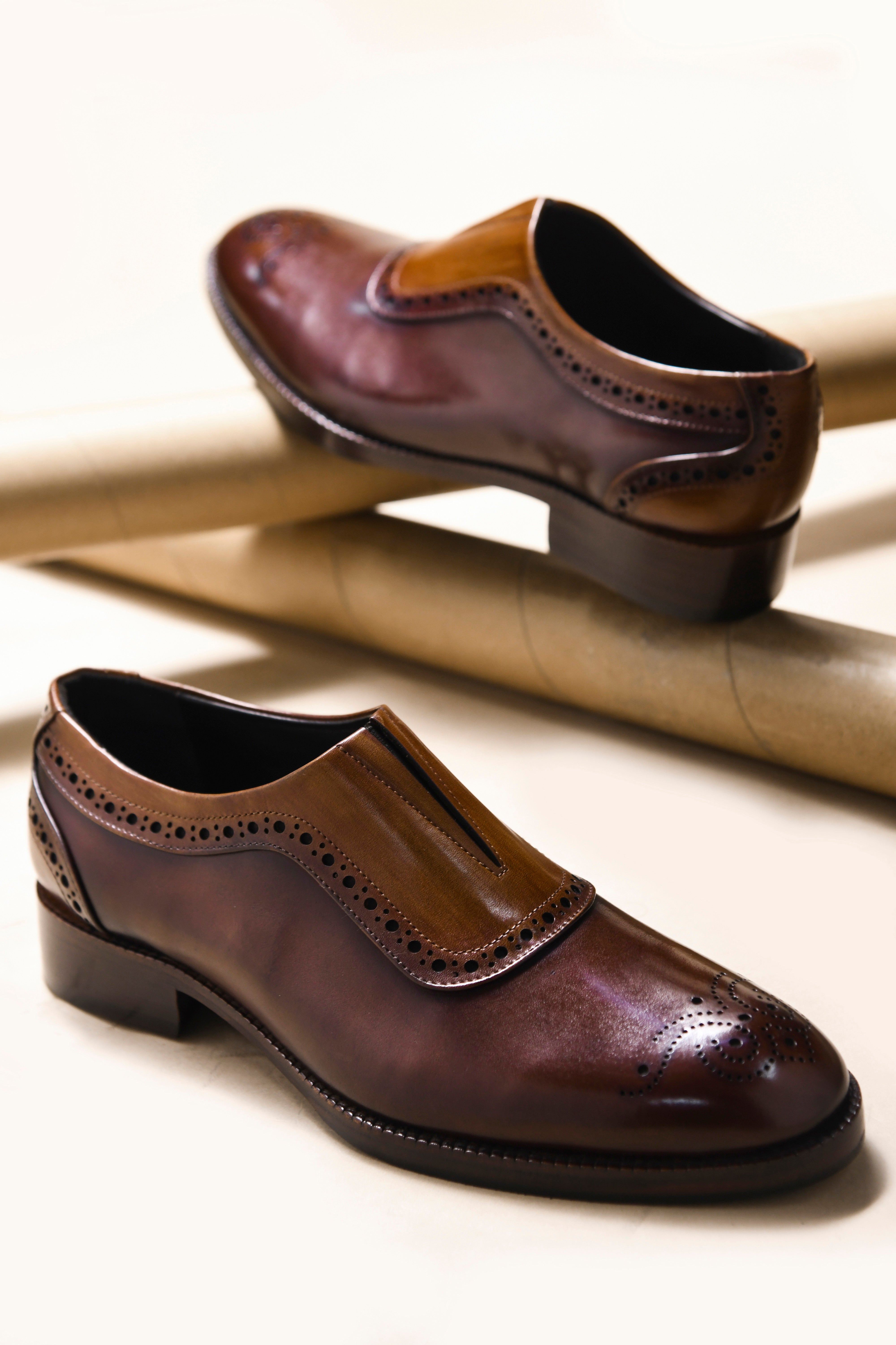 SOLOMONS LOAFER | BROGUE BROWN