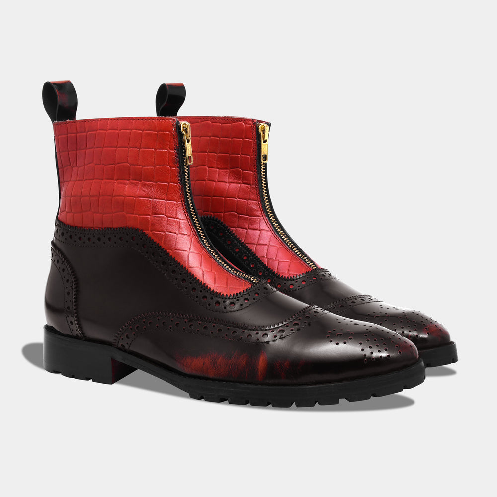 Red Ledger BOOT | BLACK/RED