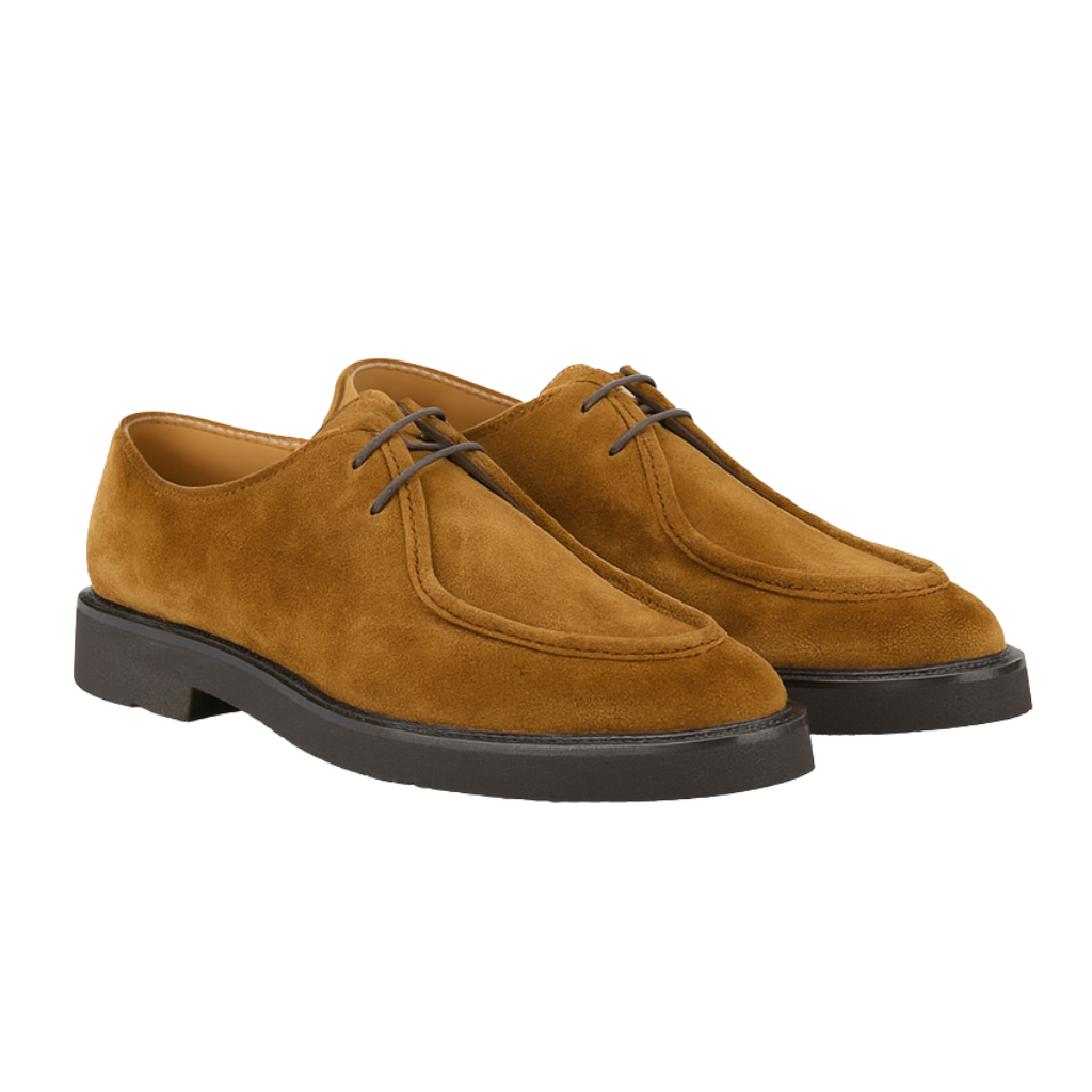 RAFAEL LACEUP | SUEDE TAN