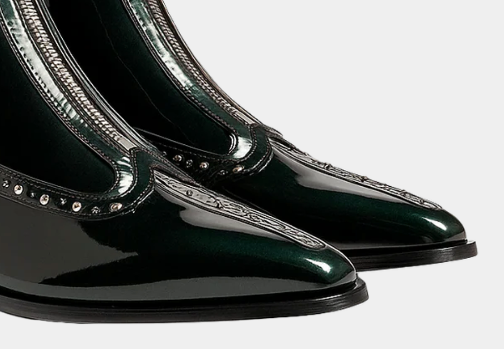 DON MILANO BOOT | BLACK WITH STUDS