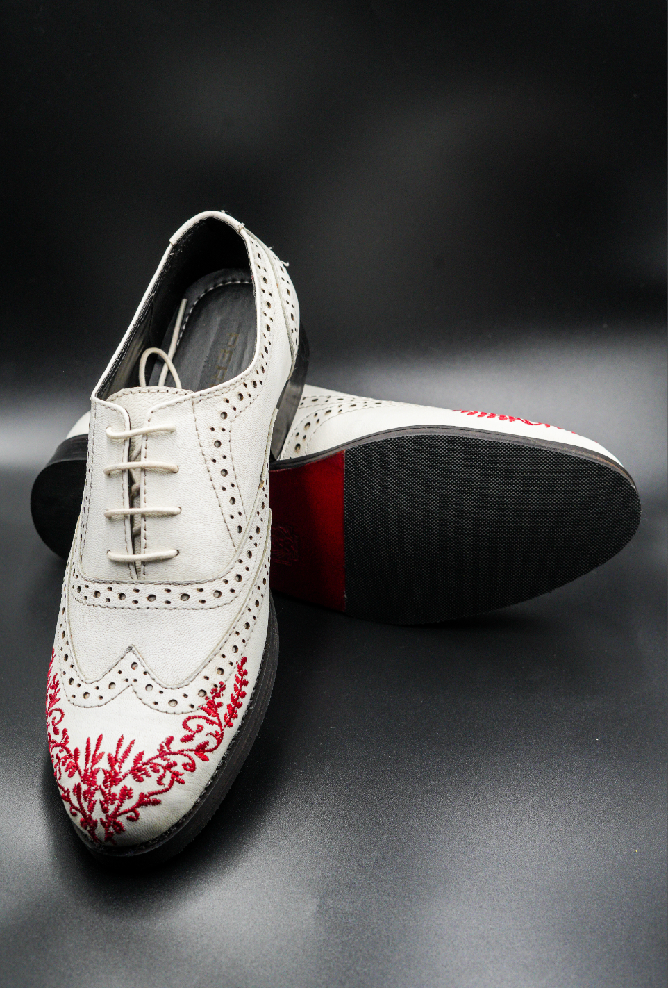 DEVITO EMBROIDERY LACEUP | WHITE