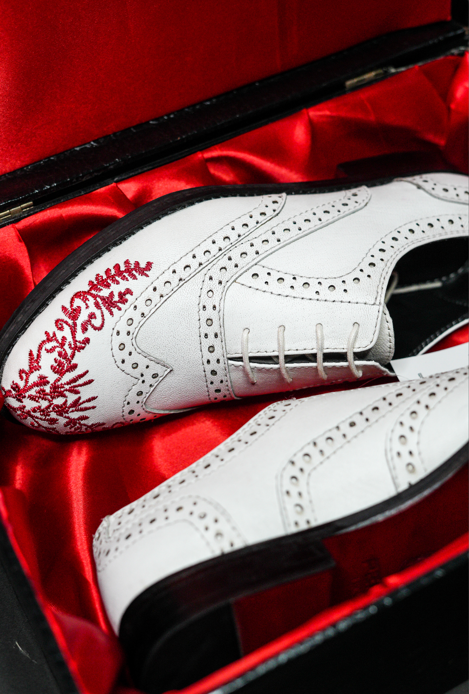 DEVITO EMBROIDERY LACEUP | WHITE