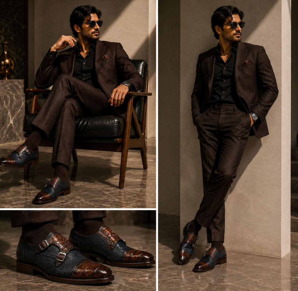 Devito Monk Strap | Brown