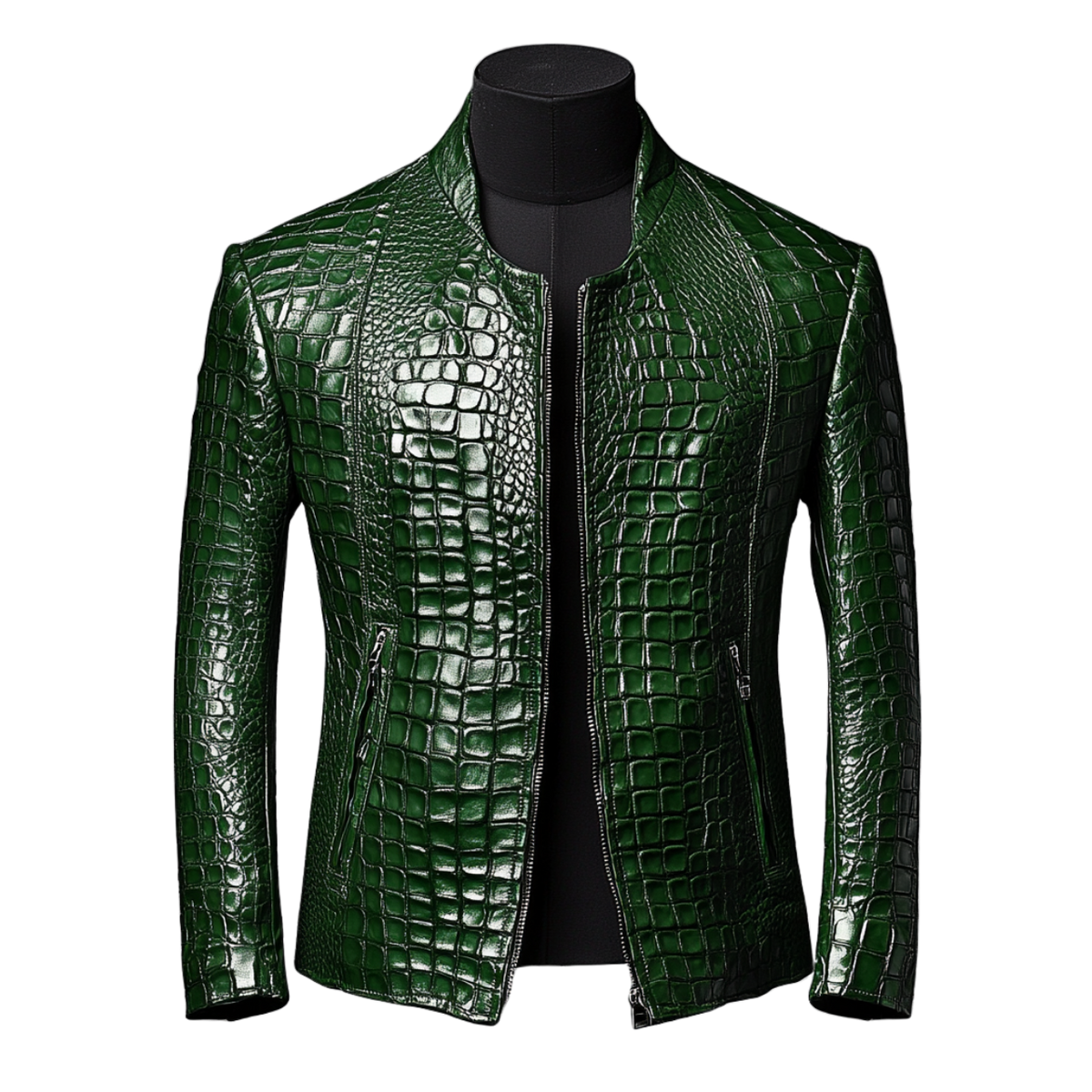 WALTER CROCO JACKET | GREEN