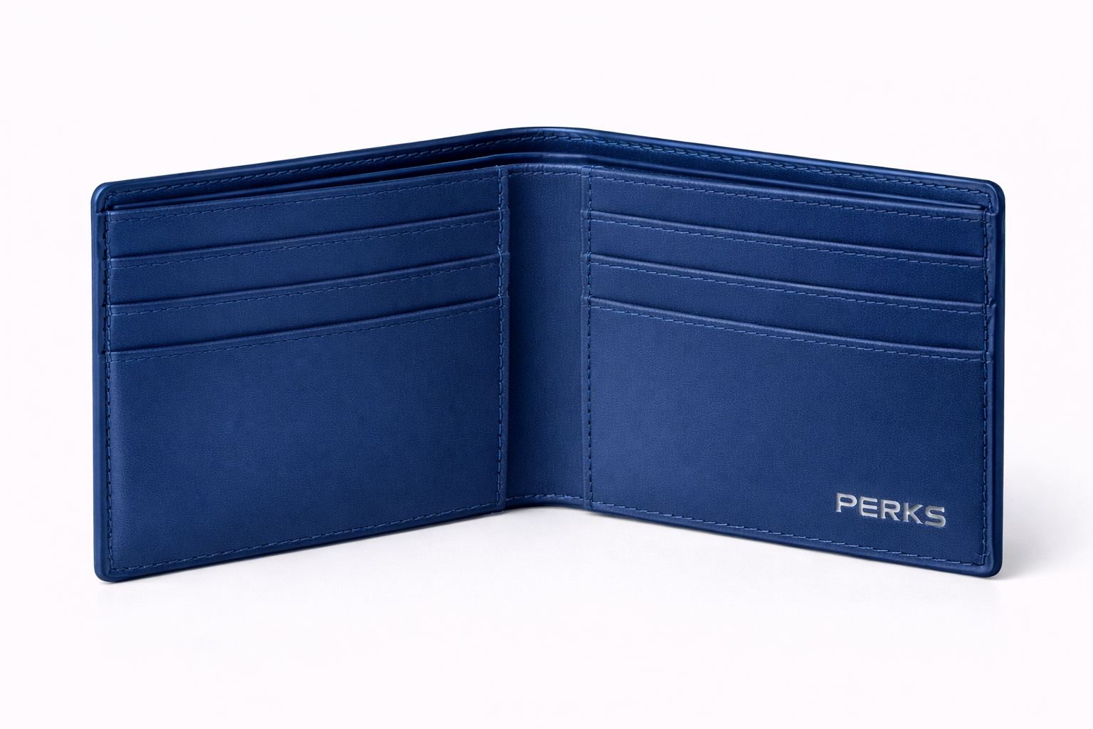 LEATHER WALLET | BLUE